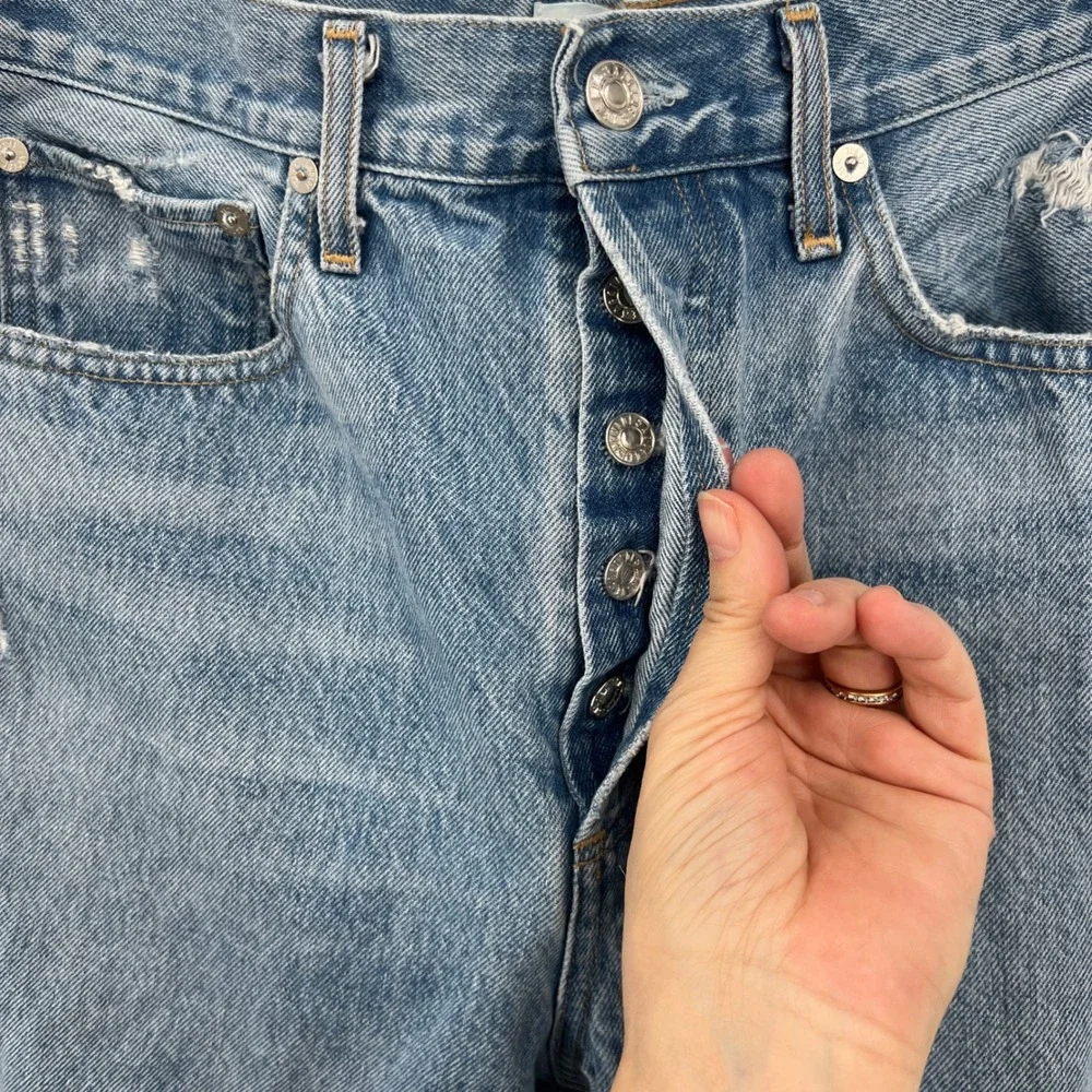 AGOLDE 90s Midrise Loose Fit Jeans 100% Cotton Size 28